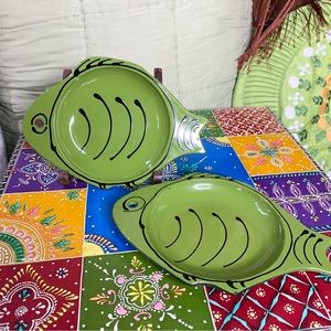 MCM Fish Dish set Melamine
